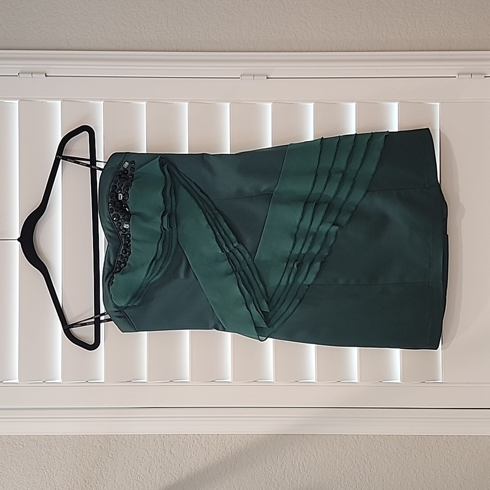 Green Tube Mini Dress